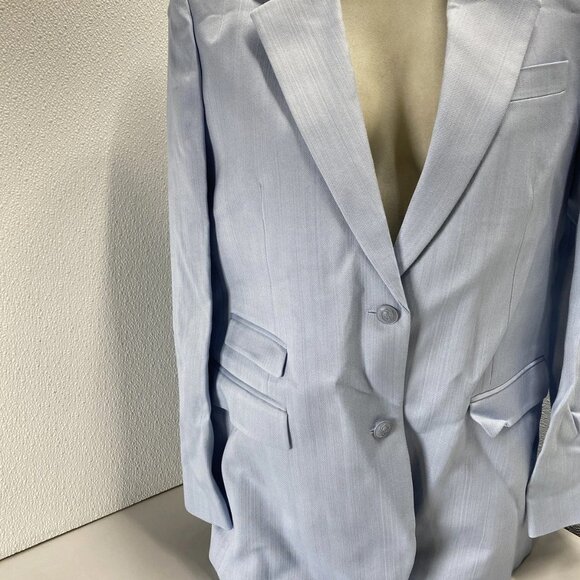 NEW THE KOOPLES Women’s Two-Button Tend Blazer Light Spring Blue Size 42 - Picture 9 of 12
